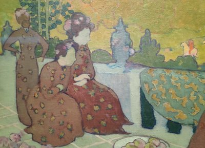 Women Sitting on the Terrace also called September Evening by Maurice Denis